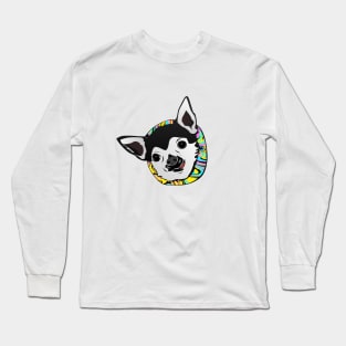 Mr Marbles Stickers Long Sleeve T-Shirt